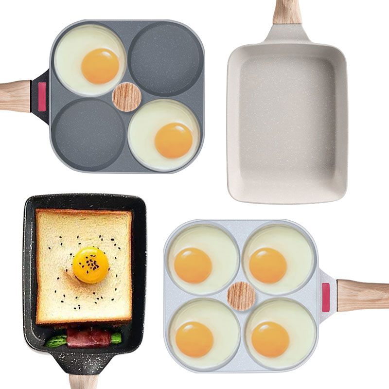 Egg Waffle Pan - 日本風オムレツパン ノンスティック 玉子焼き器 卵焼き器 多用途朝食調理器 卵焼き器