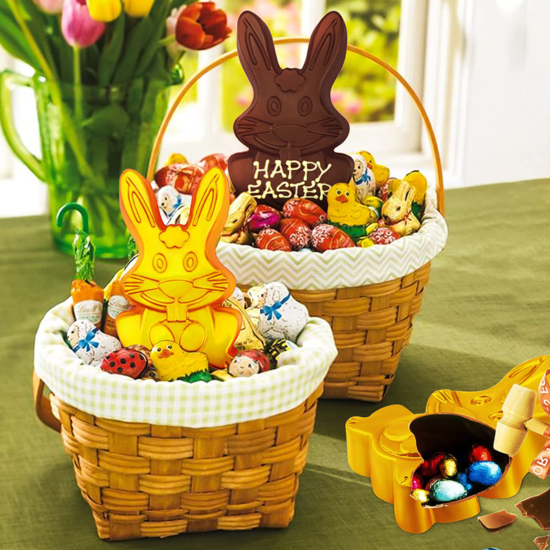 イースターバニーシリコンチョコレート型、イースター装飾用の壊 - Bunny Cake Mold のレビューと価格