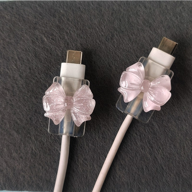 2個入り 韓国風リボン INS クリア充電データケーブルプロ - Spring Roll Wrapper のレビューと価格