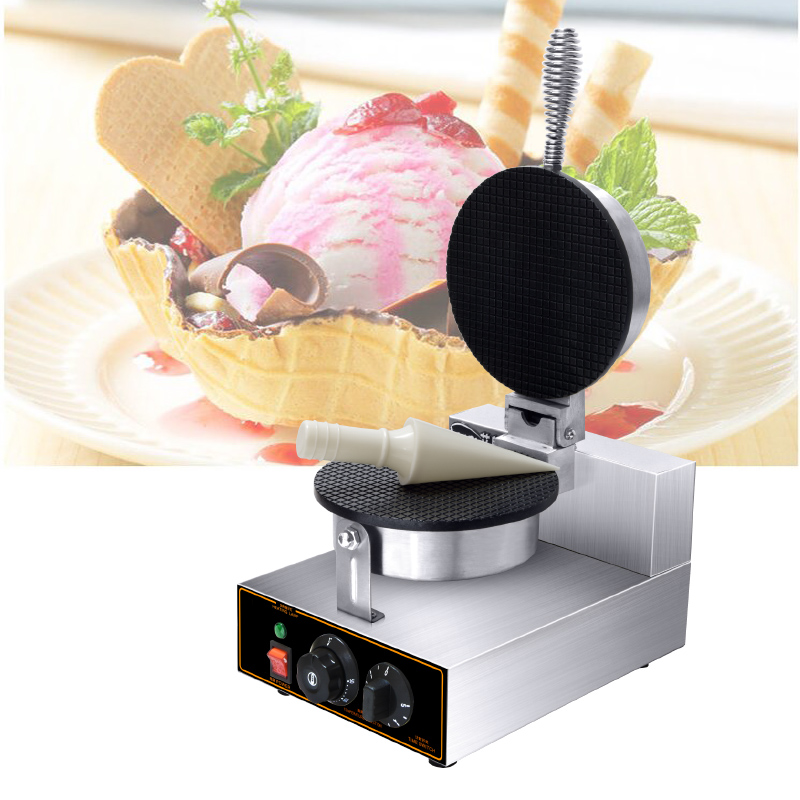 業務用ダブルラウンドワッフルメーカー ワッフルコーンベーカリ - Waffle Cone Maker のレビューと価格