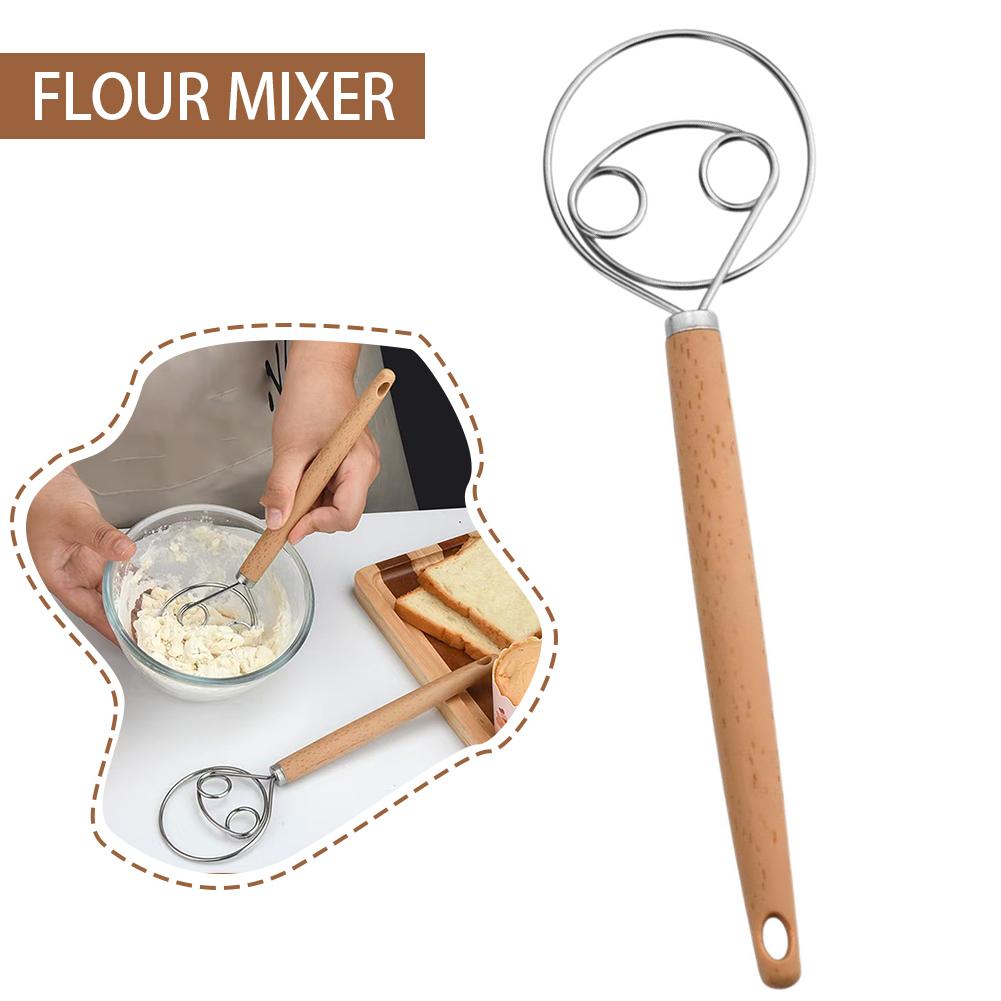 デンマーク製生地泡立て器 ステンレス製パンミキサー ハンドル - Danish Pancake Pan のレビューと価格