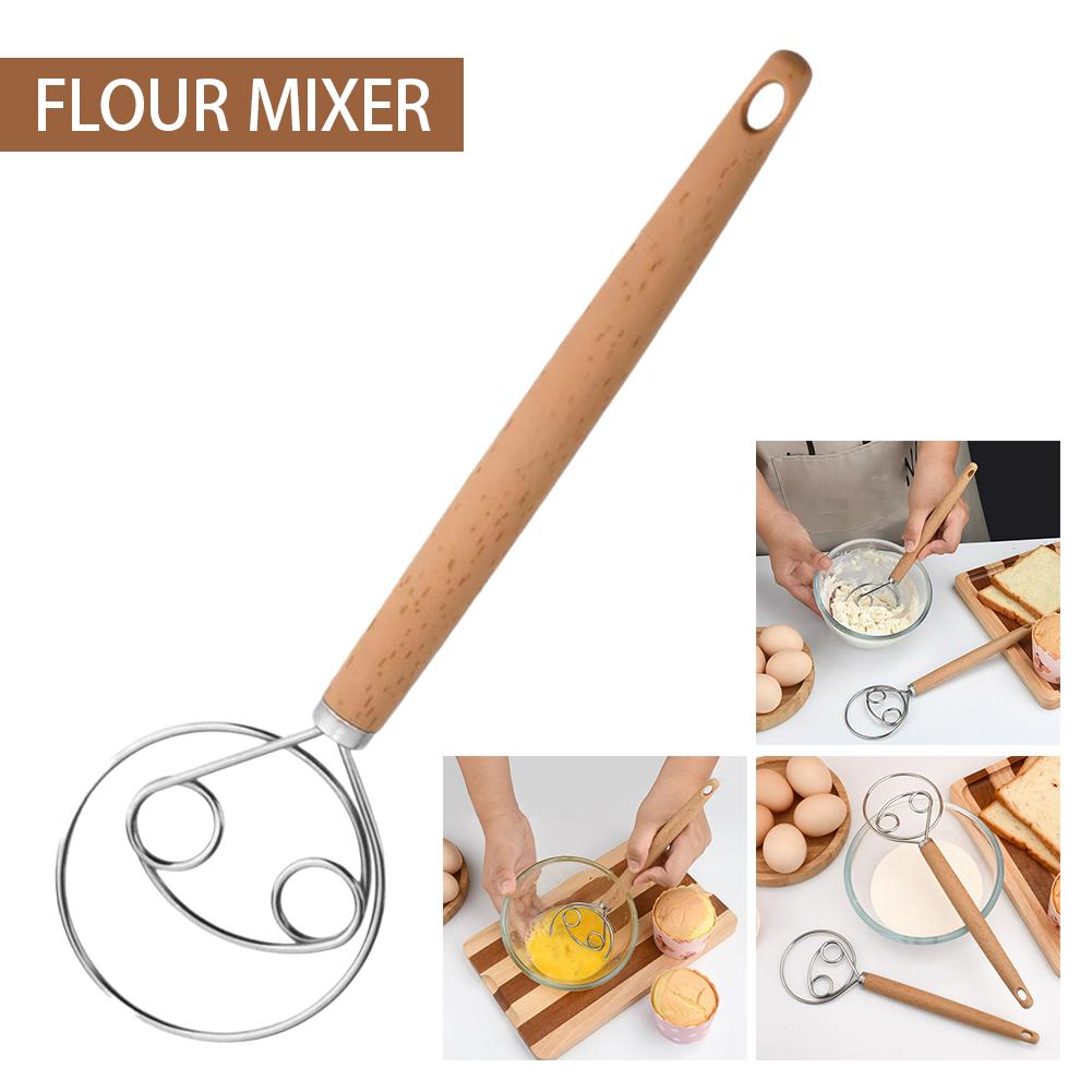 デンマーク製生地泡立て器 ステンレス製パンミキサー ハンドル - Danish Pancake Pan のレビューと価格