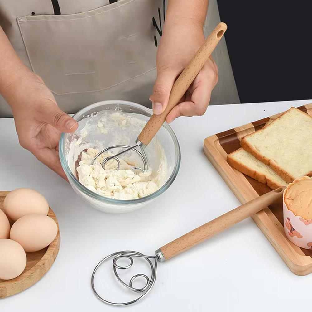 デンマーク製生地泡立て器 ステンレス製パンミキサー ハンドル - Danish Pancake Pan のレビューと価格