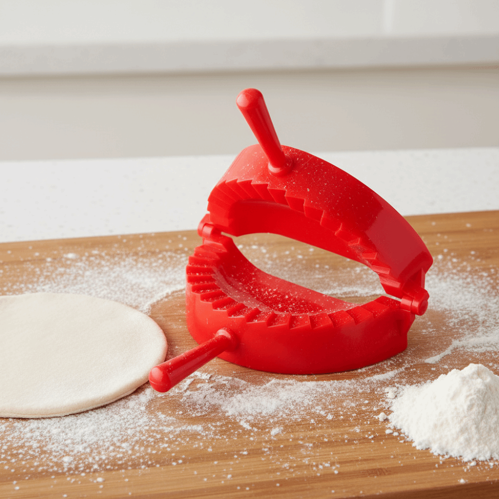 餃子ツールマニュアル餃子メーカー手押しプラスチック餃子型省力 - Dumpling Press Set のレビューと価格