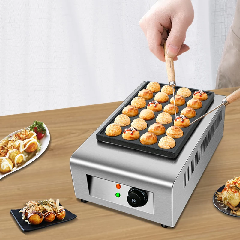 業務用大型電気たこ焼き器 3プレート 魚団子焼きグリル - Takoyaki Grill Plate のレビューと価格