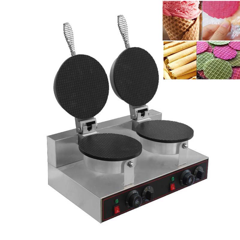 ホットセール 電気クリスピーエッグロールマシン ワッフルパン - Waffle Cone Maker のレビューと価格