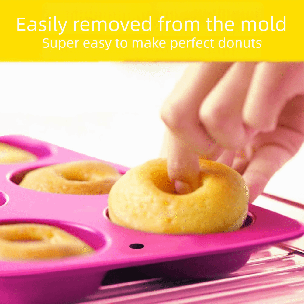 新しいシリコン製ドーナツ型、ノンスティック、食品グレードシリ - Donut Mold Silicone のレビューと価格