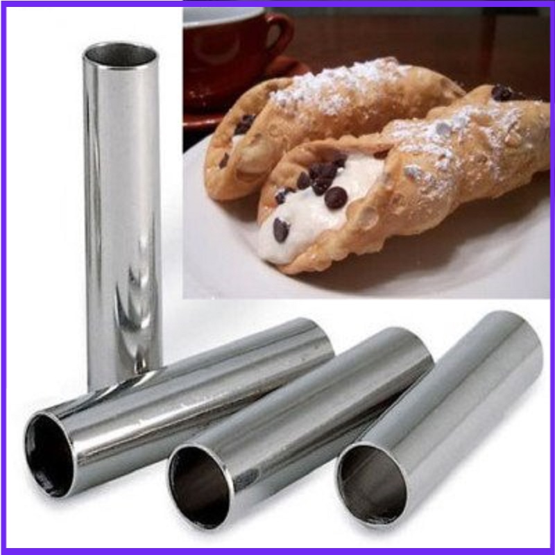 Alluminum cannoliフォーム、4チューブ/パッ - Danish Pancake Pan のレビューと価格
