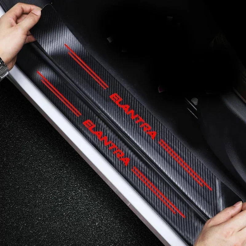 車のフロントドアとリアドアのしきい値は、ヒュンダイエラントラ - Crepe Pan Carbon のレビューと価格