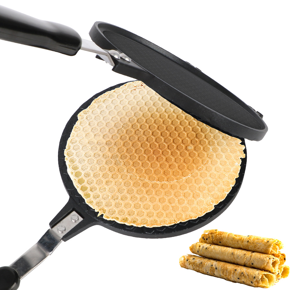 エッグロールベーキングパン、ワッフルメーカー、ケーキ、アイス - Egg Waffle Pan のレビューと価格