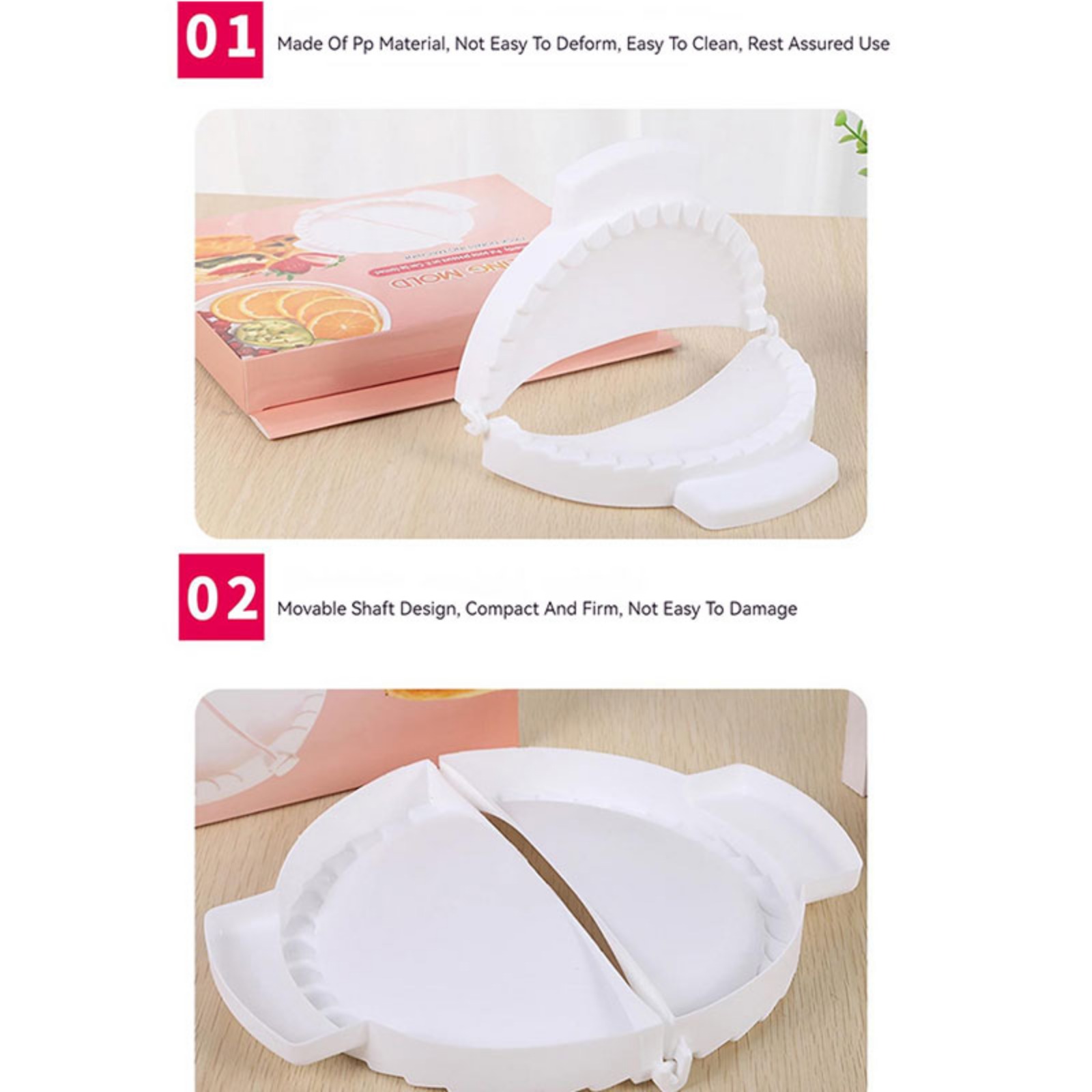 JJYY アップグレード DIY 餃子型生地プレスラッパー金 - Dumpling Press Set のレビューと価格