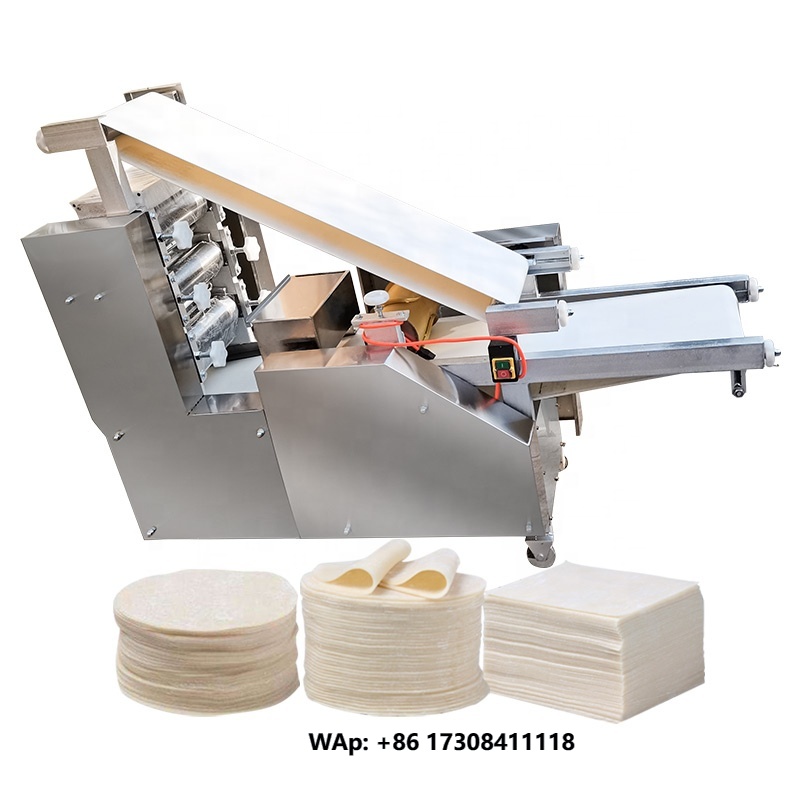 自動大型餃子皮成形機、春巻き皮、パパド包装機、ロティ製造機の - Spring Roll Wrapper のレビューと価格