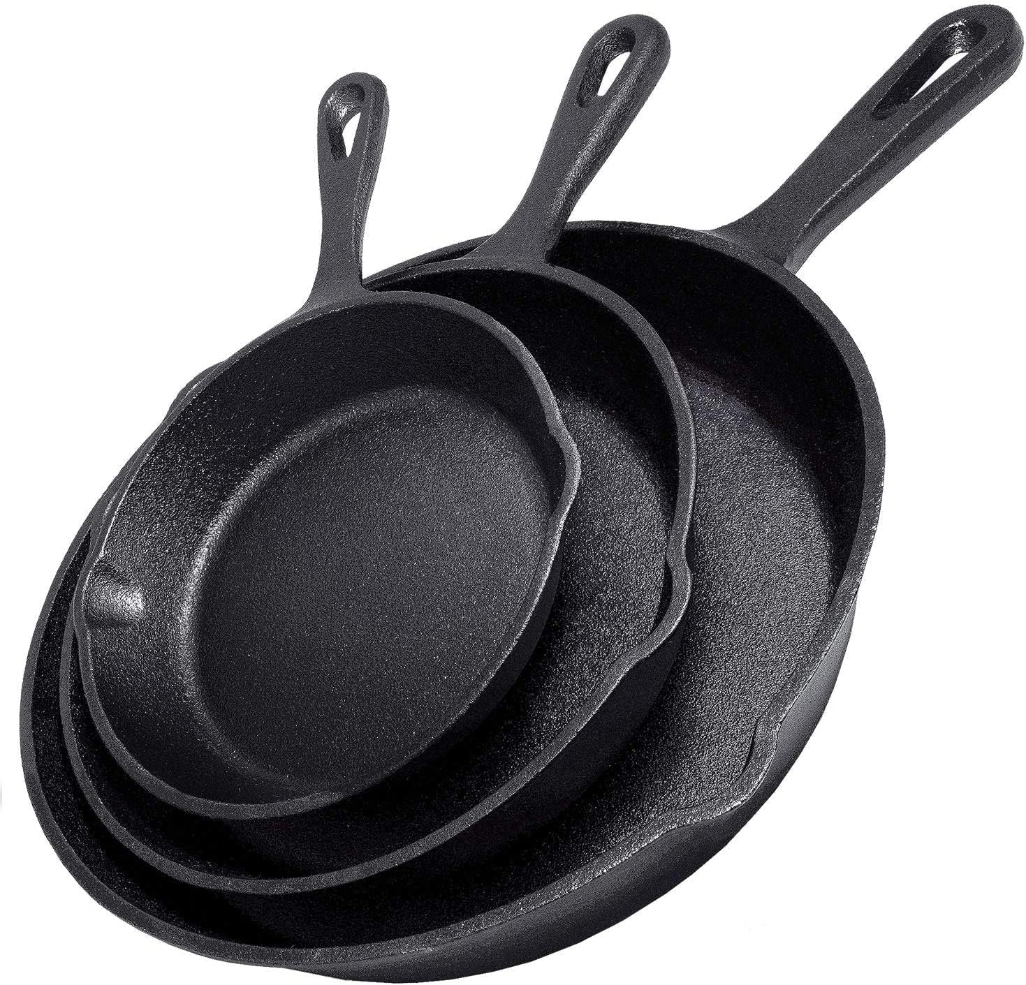 14/16/20cm 鋳鉄製フライパン ノンスティック オム - Cast Iron Corn のレビューと価格