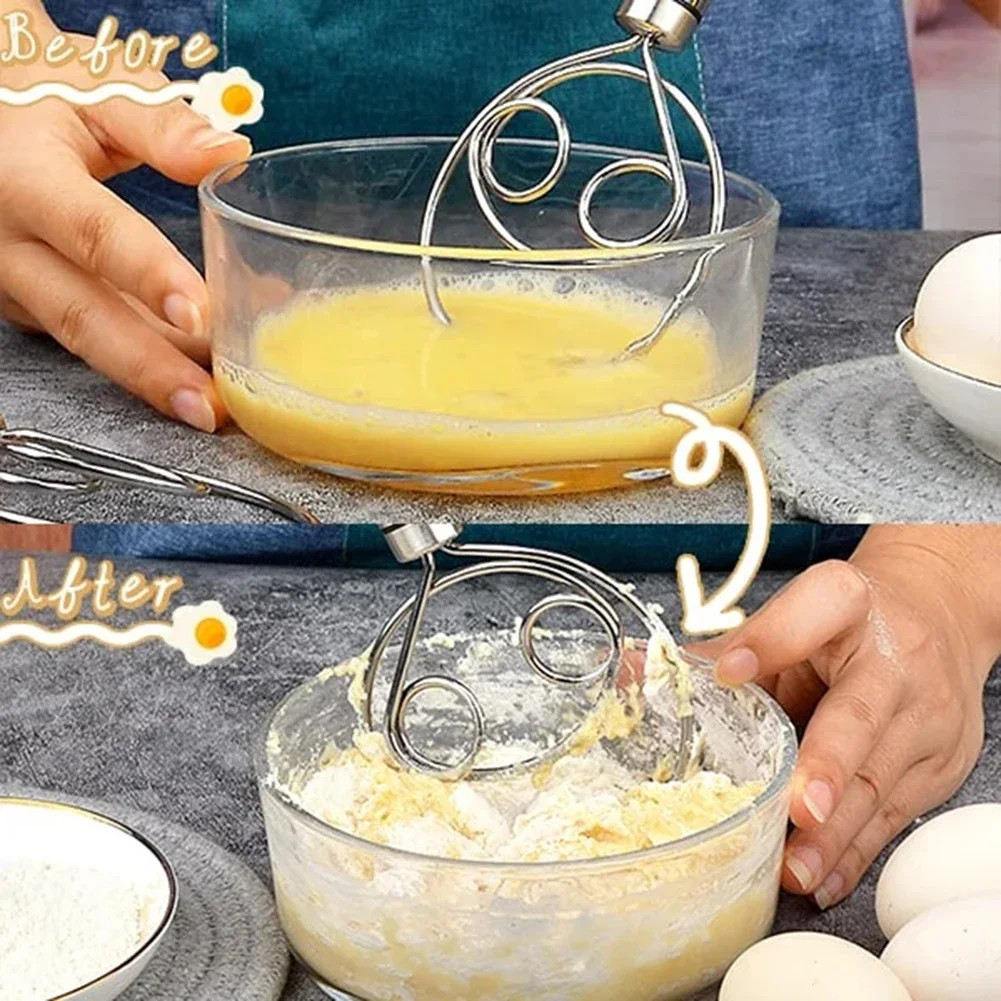 デンマーク生地パン泡立て器ステンレス鋼ハンドルキッチンベーキ - Danish Pancake Pan のレビューと価格